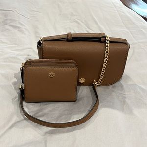 Tory, Burch, Crossbody, bag, and wallet